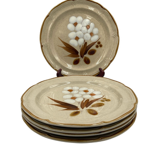 “The Classics" by Hearthside-Castlewood Stoneware Dinner Plates Set of 5 Vntg